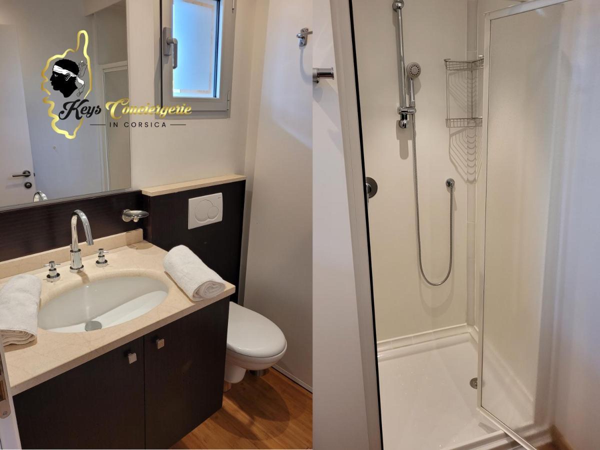Studio 4 Pers Piscine Chauffee Acces A Pied A La Plage Santa Giulia Порто-Векио Екстериор снимка